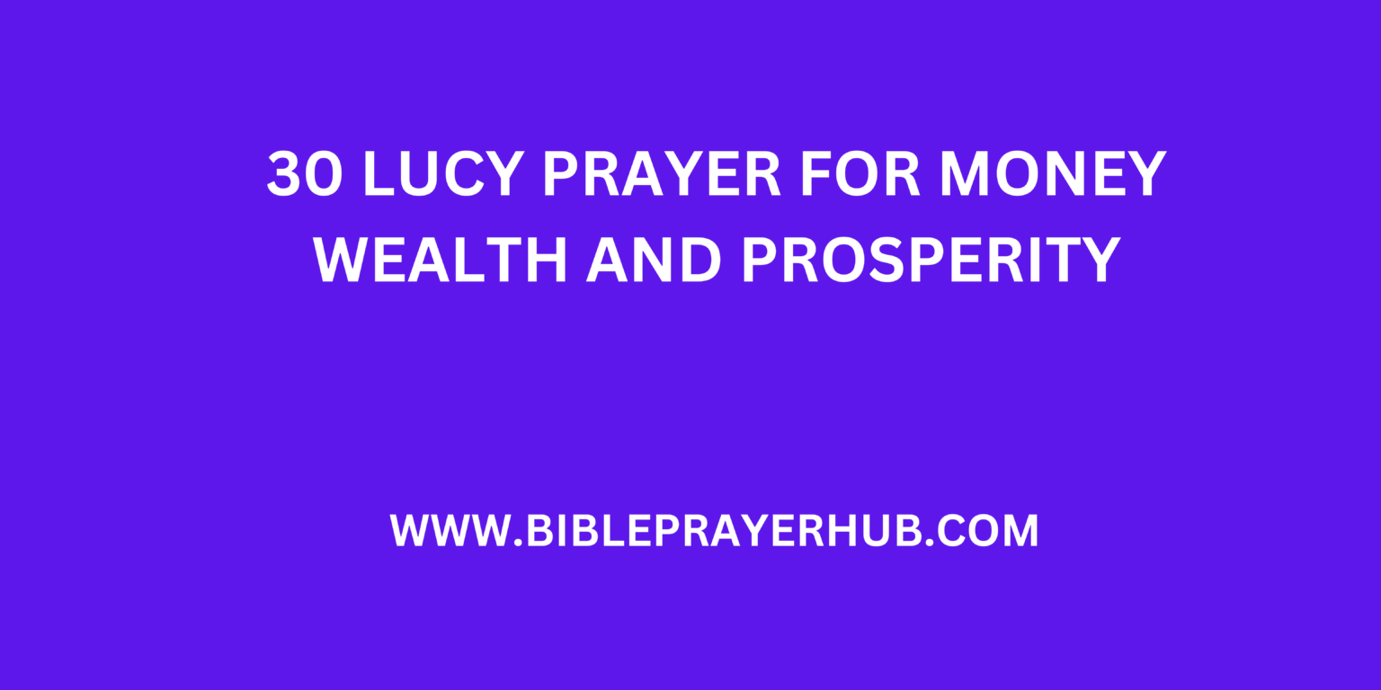 30 Powerful Lucky Prayers For Money, Wealth, And Prosperity