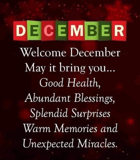100 Powerful New Month Messages for December Blessings